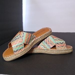 Serra Women's Slip on Sandals Size 9 . Color Multi .NWOT.
